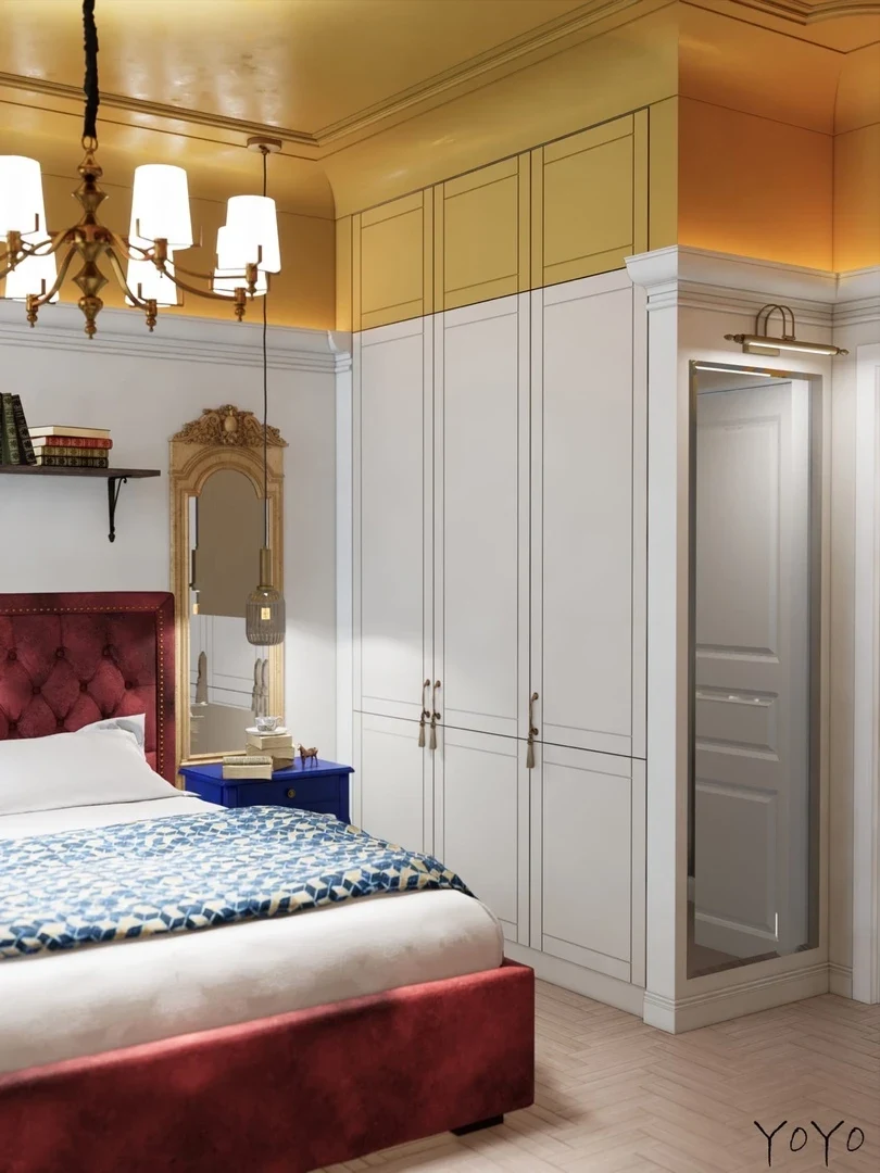 Спальня в проекте «Малоохтинский»