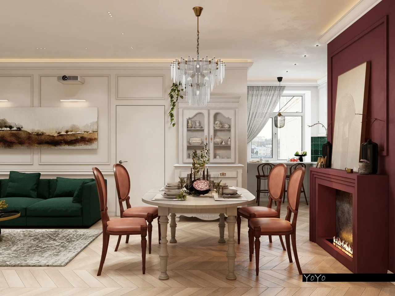 Спальня в проекте «Малоохтинский»