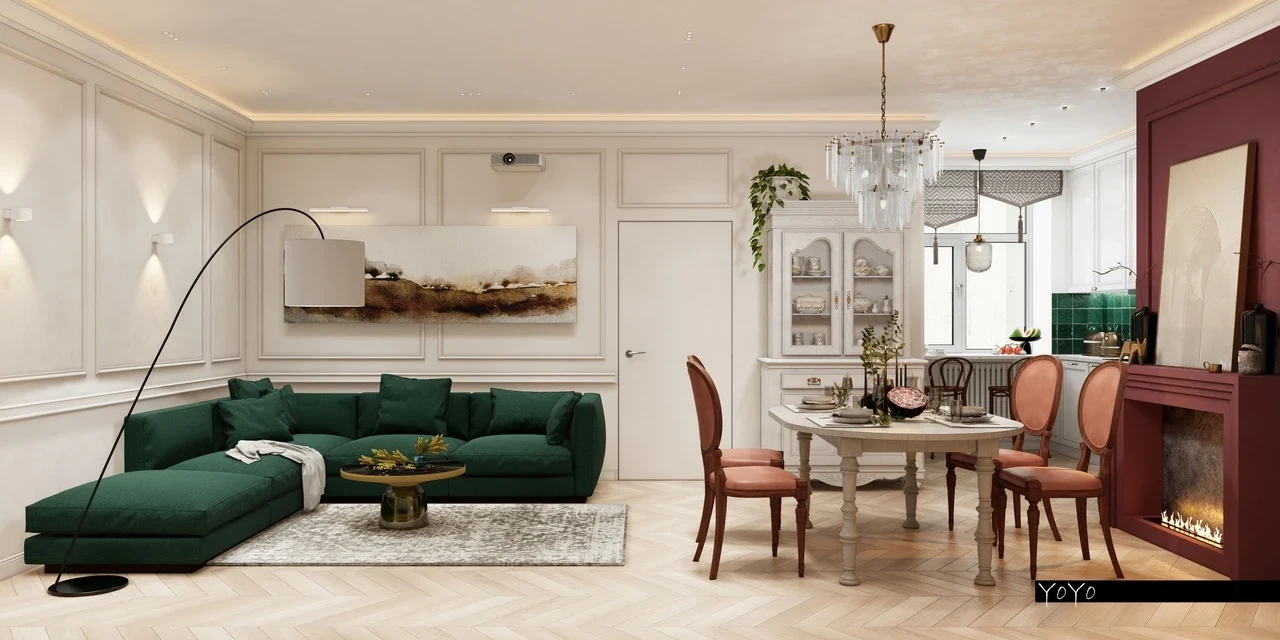 Спальня в проекте «Малоохтинский»