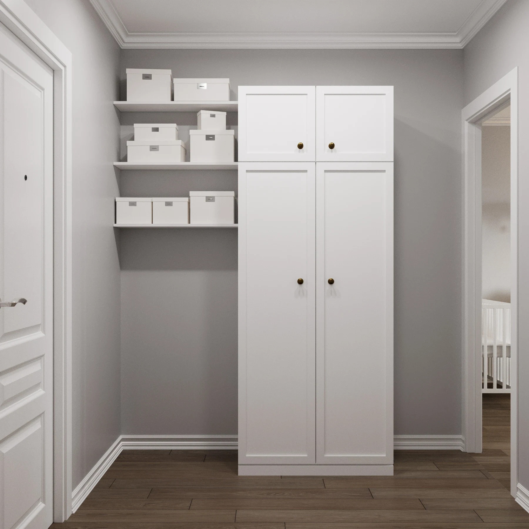 Трехкомнатная квартира 64 кв. м