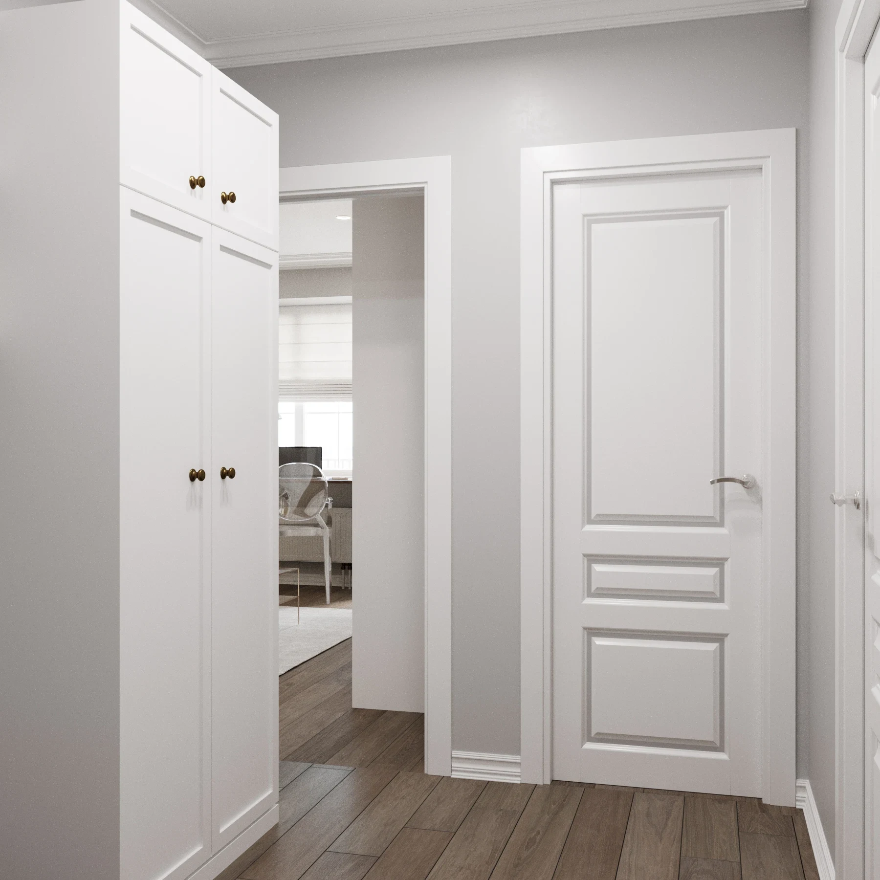 Трехкомнатная квартира 64 кв. м