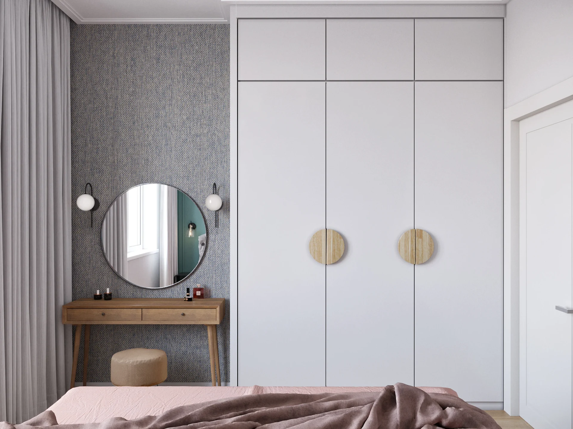 Трехкомнатная квартира 64 кв. м