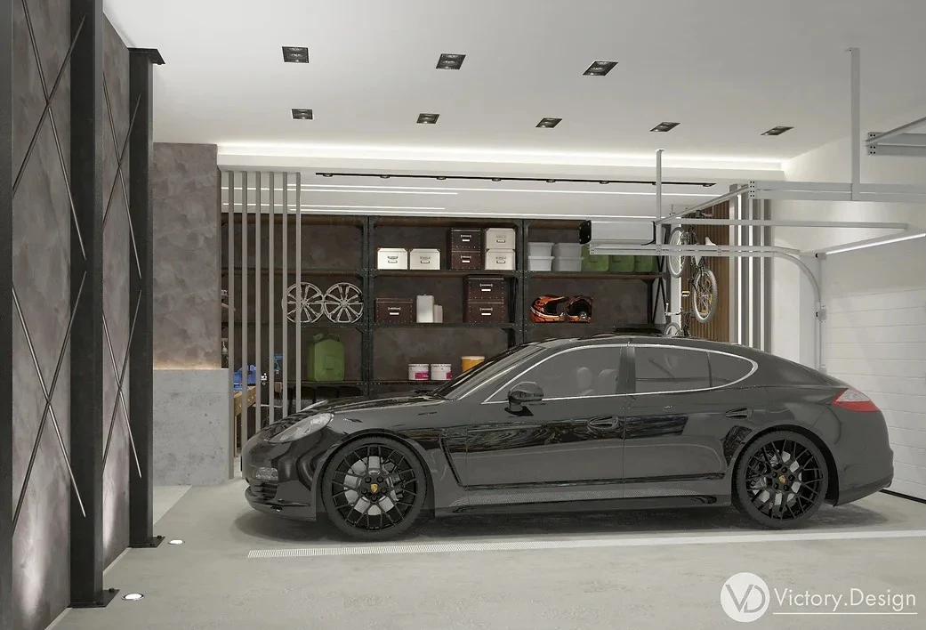 Гараж с зоной отдыха в СНТ "Медное Озеро" на 150 кв.м