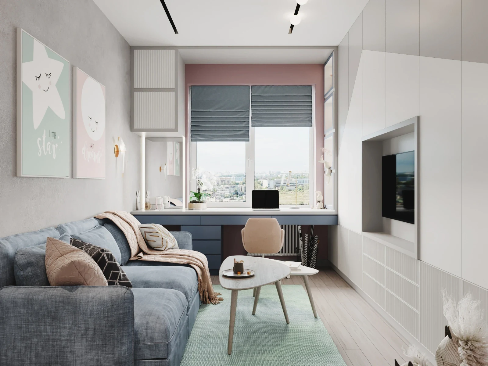 Квартира в ЖК "Дом на набережной", 64 кв.м.