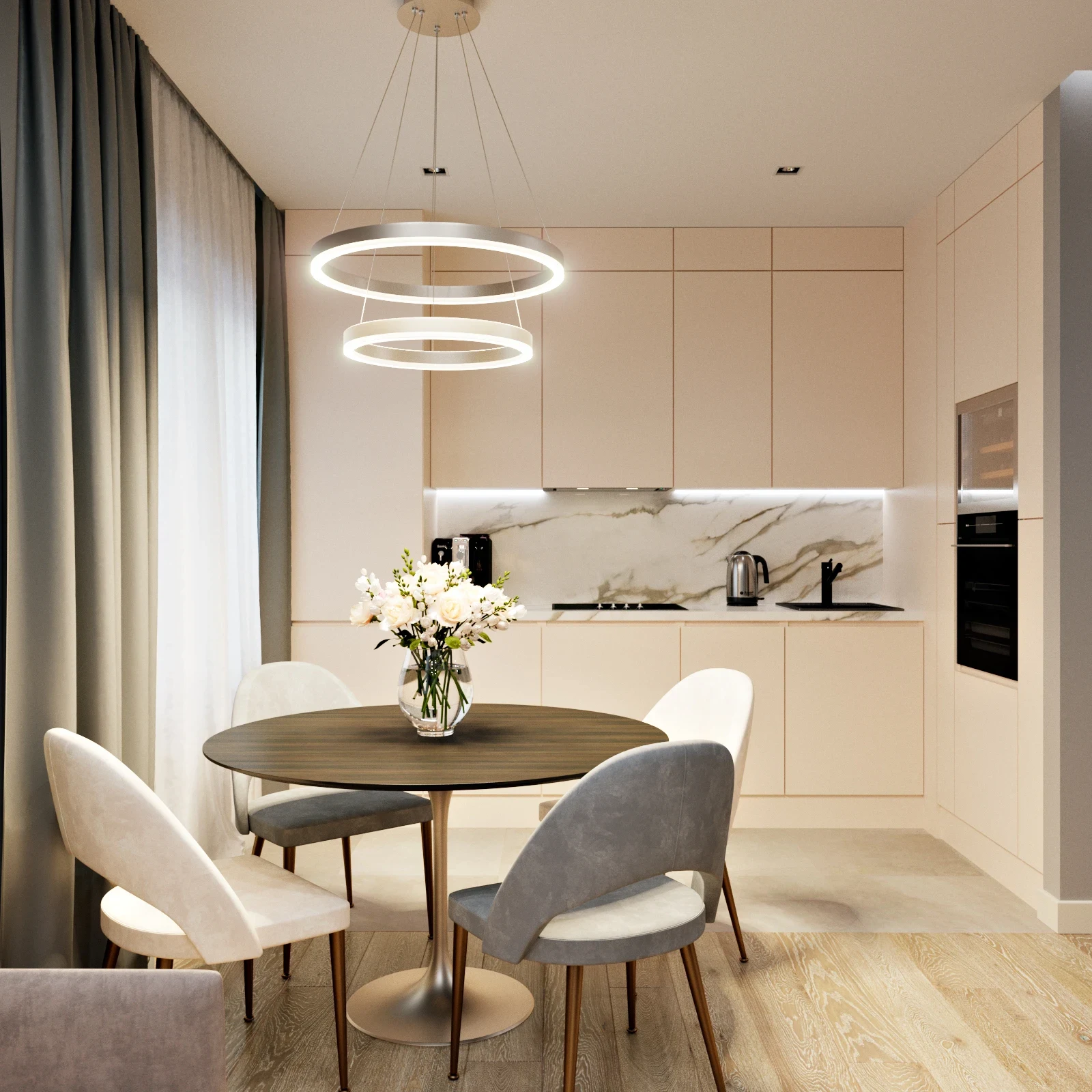 Strelninskaya flat, 57 кв. м.