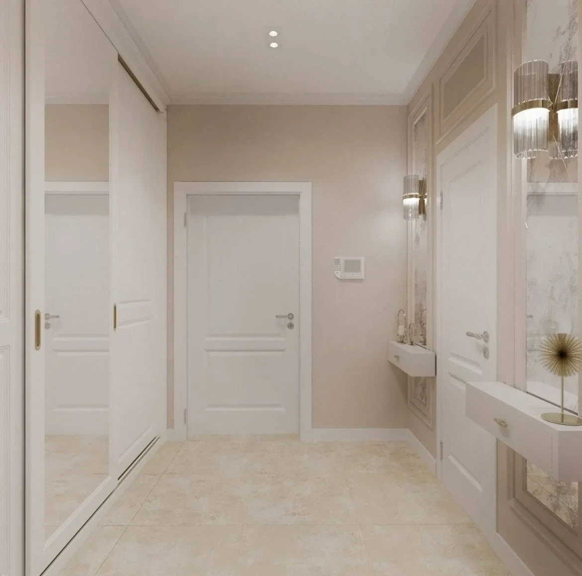 Нео классика в пастельных тонах