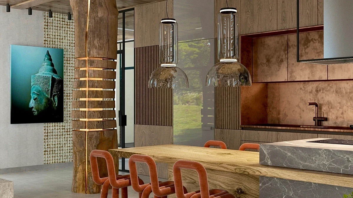 ИНТЕРЬЕР VILLA “SANSARA” Г. САРАТОВ