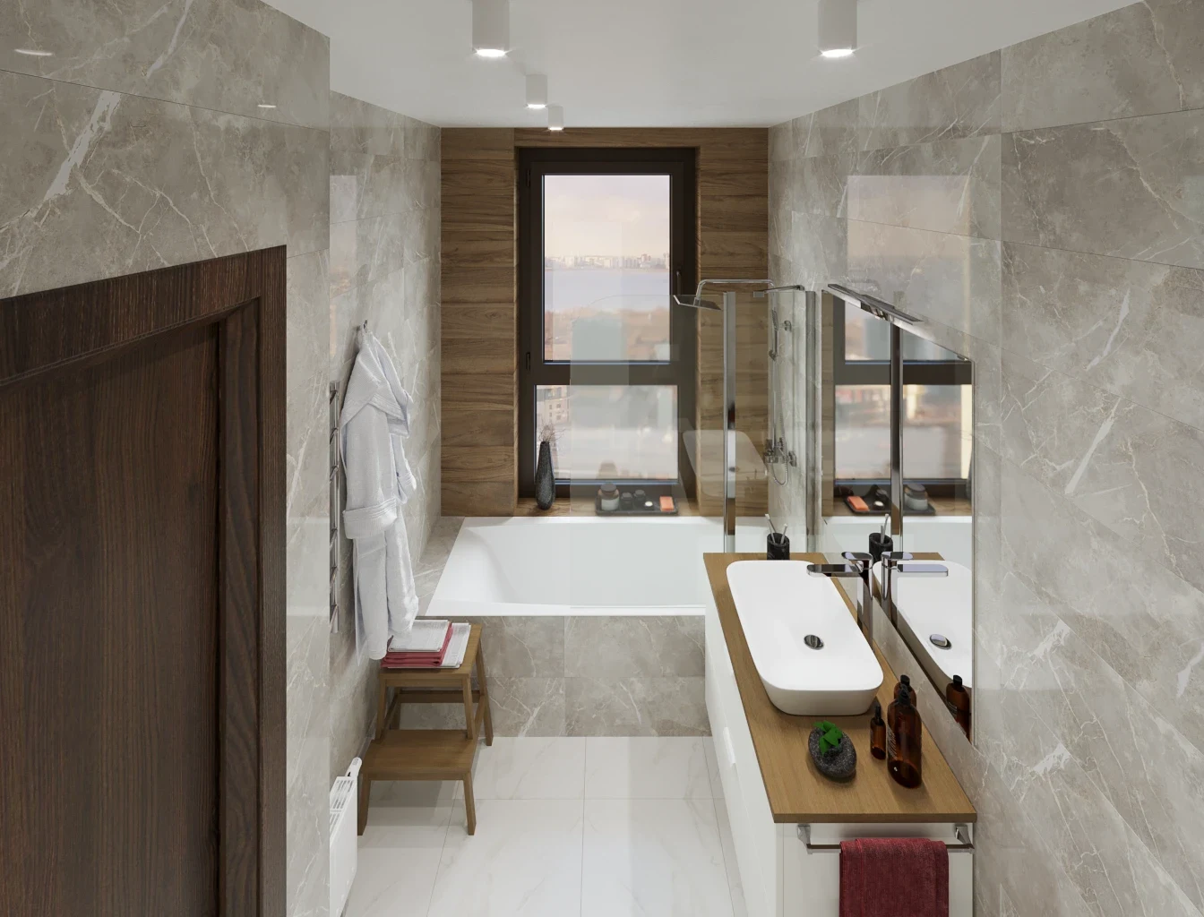 Дизайн-проект двухкомнатной квартиры на ул. Челюскина