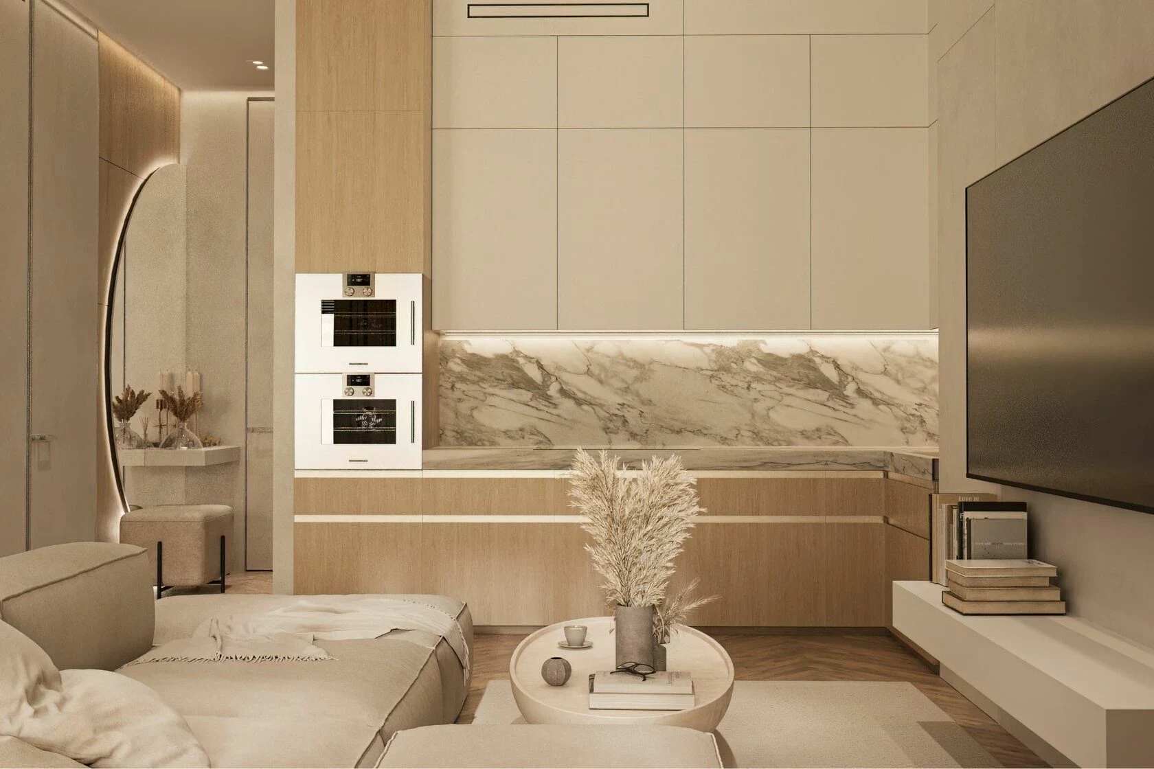 Квартира для молодой девушки в ЖК Ривер Скай