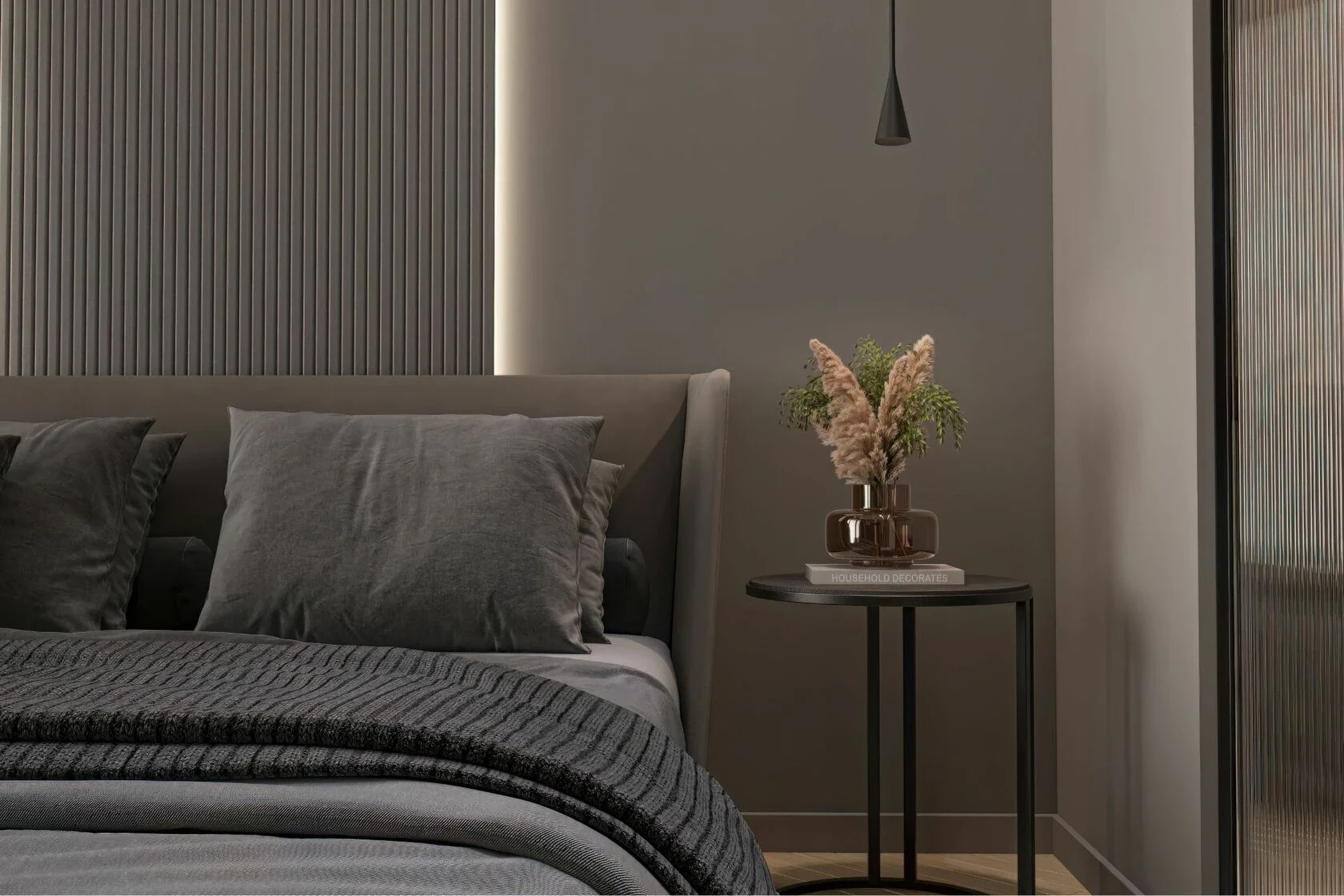 Брутальная однушка в современном стиле с элементами неоклассики