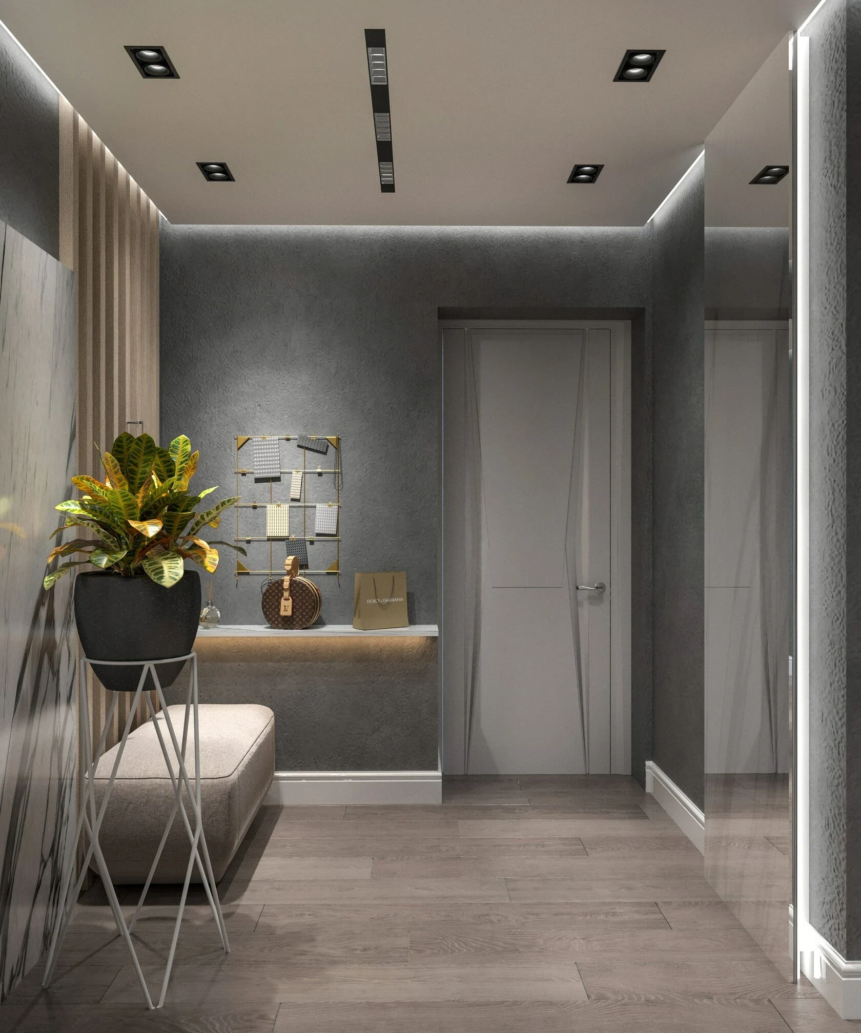 2-комнатная квартира в стиле хай-тек