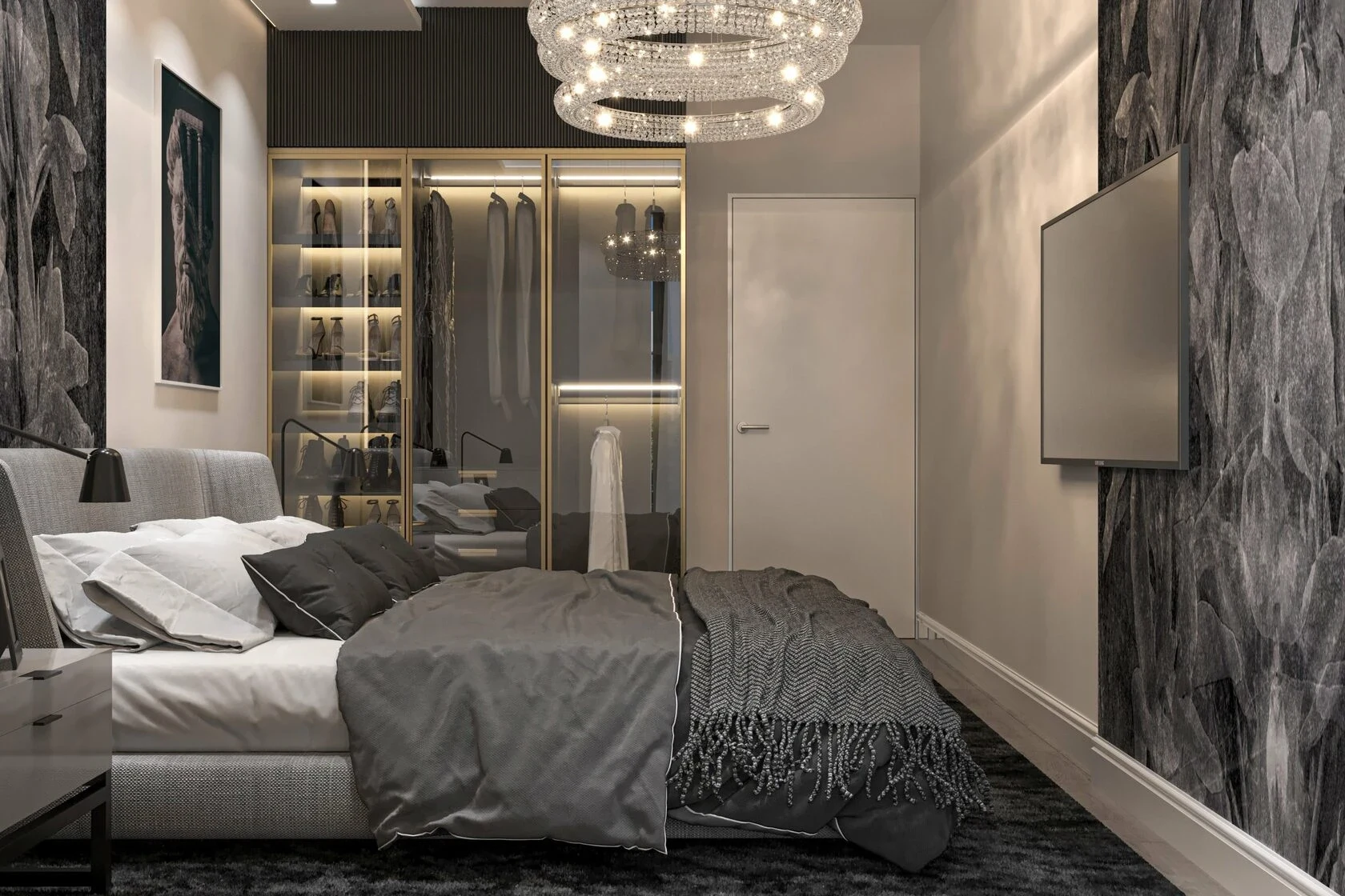 2-комнатная квартира в стиле ар-деко