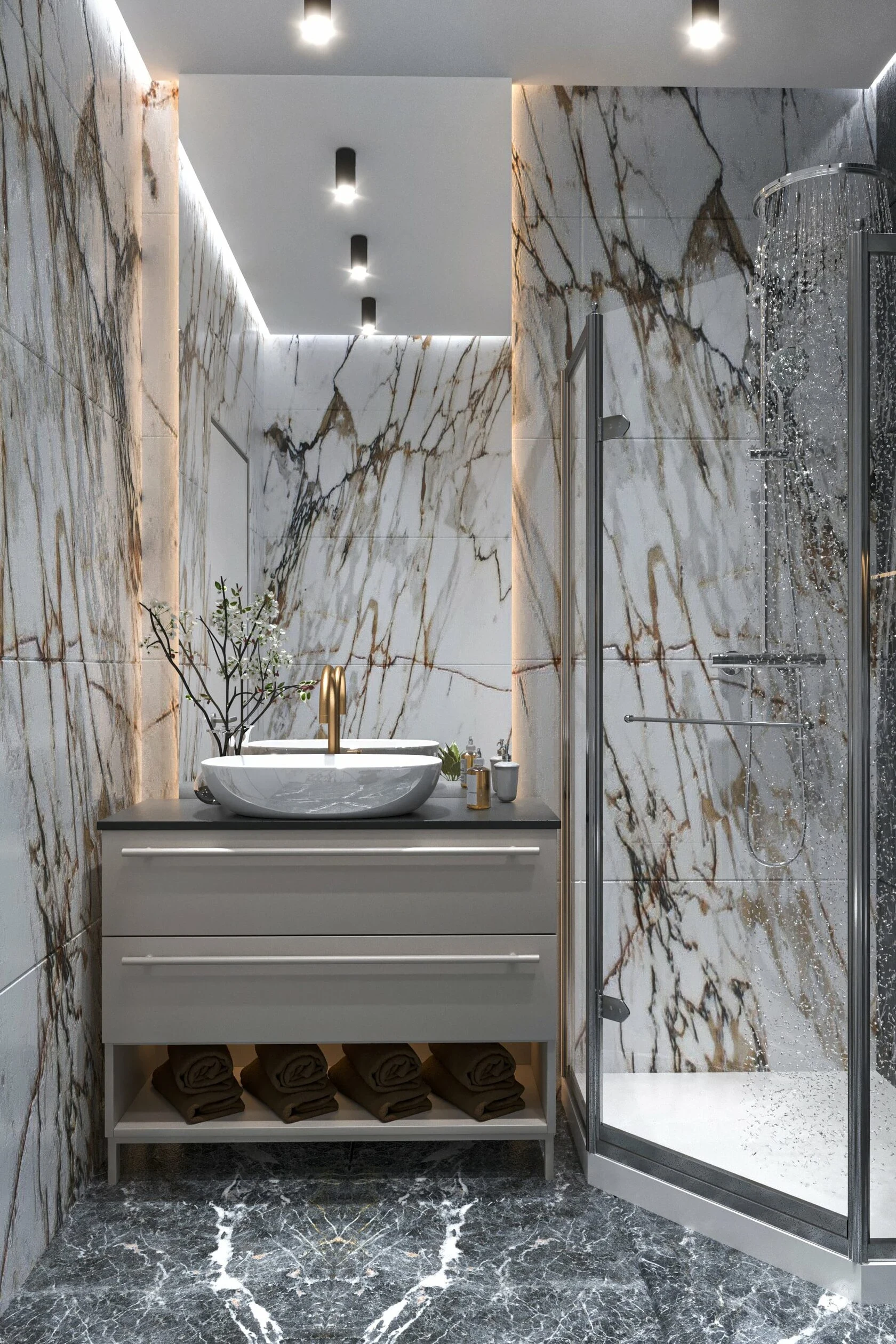 4-комнатная квартира в стиле неоклассика с элементами ар-деко