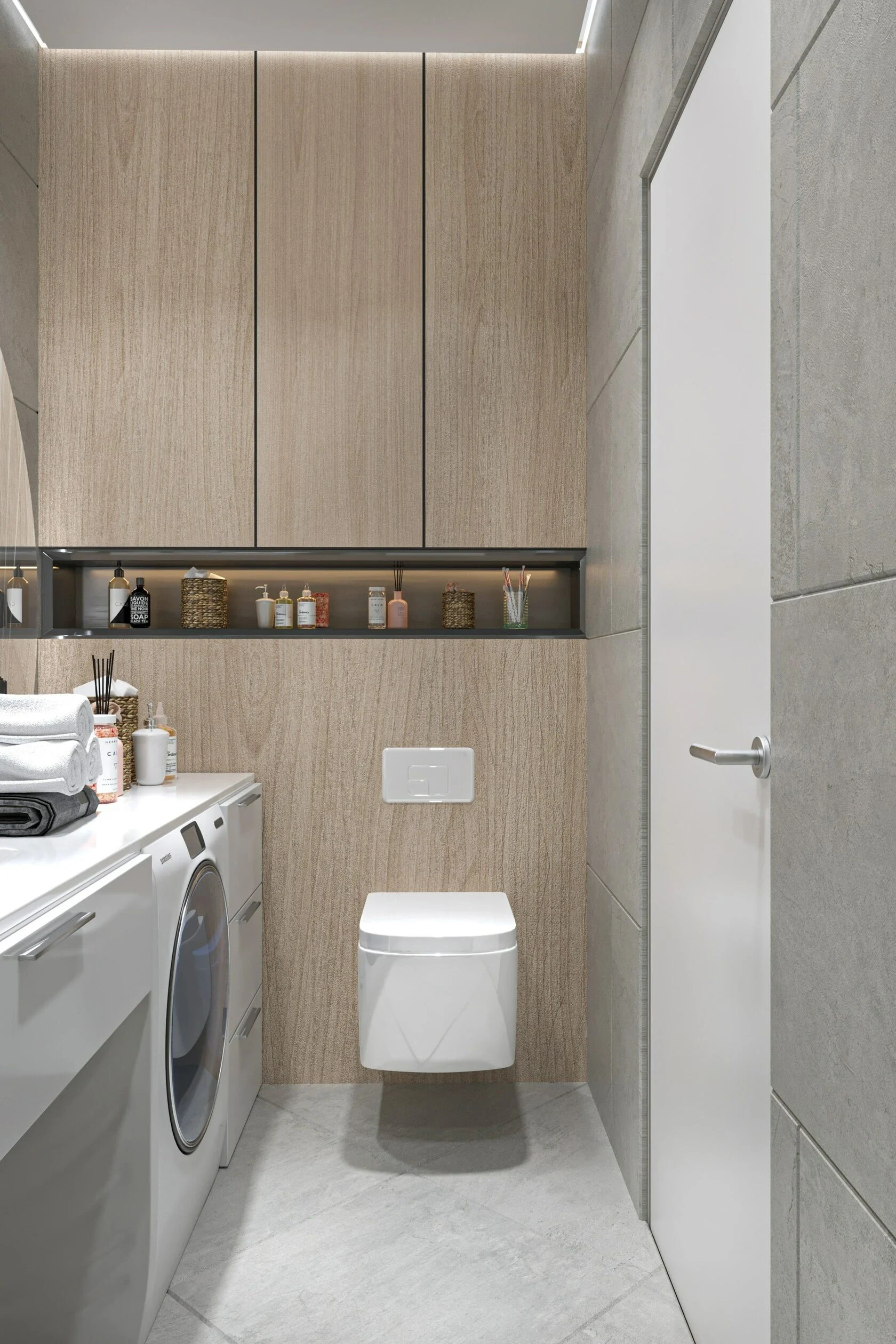 3-комнатная квартира в стиле минимализм с элементами неоклассики