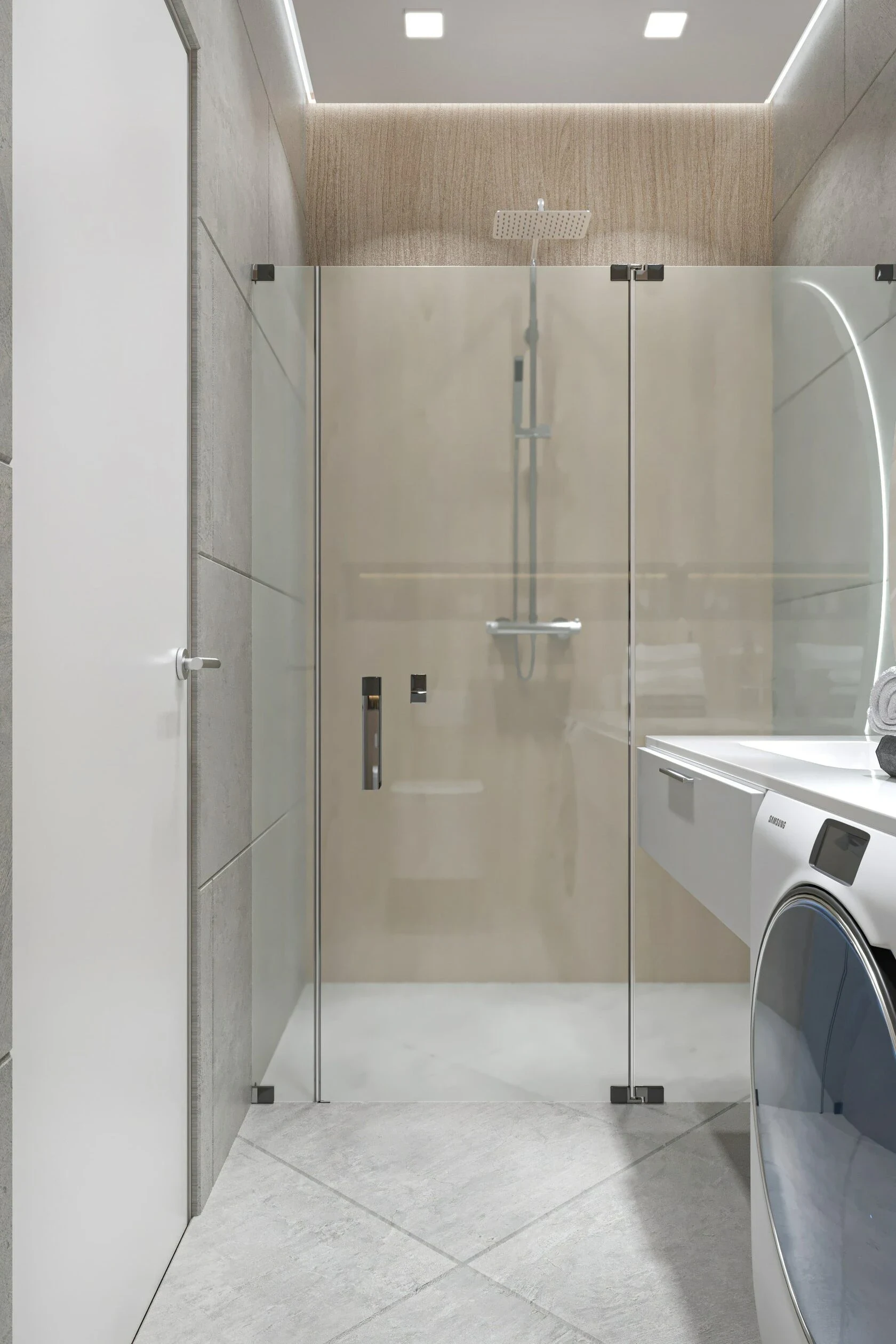 3-комнатная квартира в стиле минимализм с элементами неоклассики