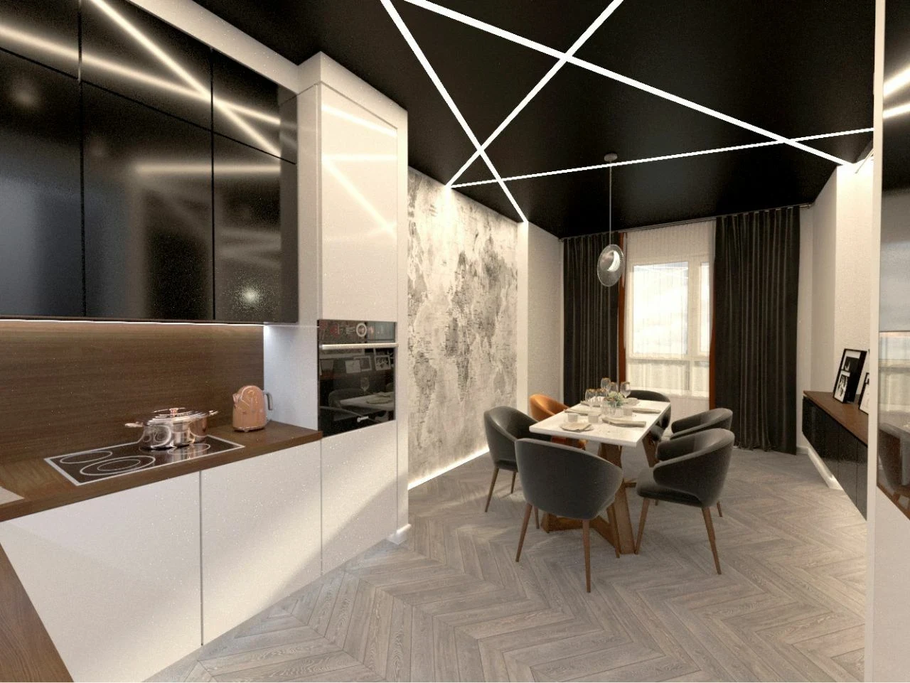 3-комнатная квартира в авторском стиле