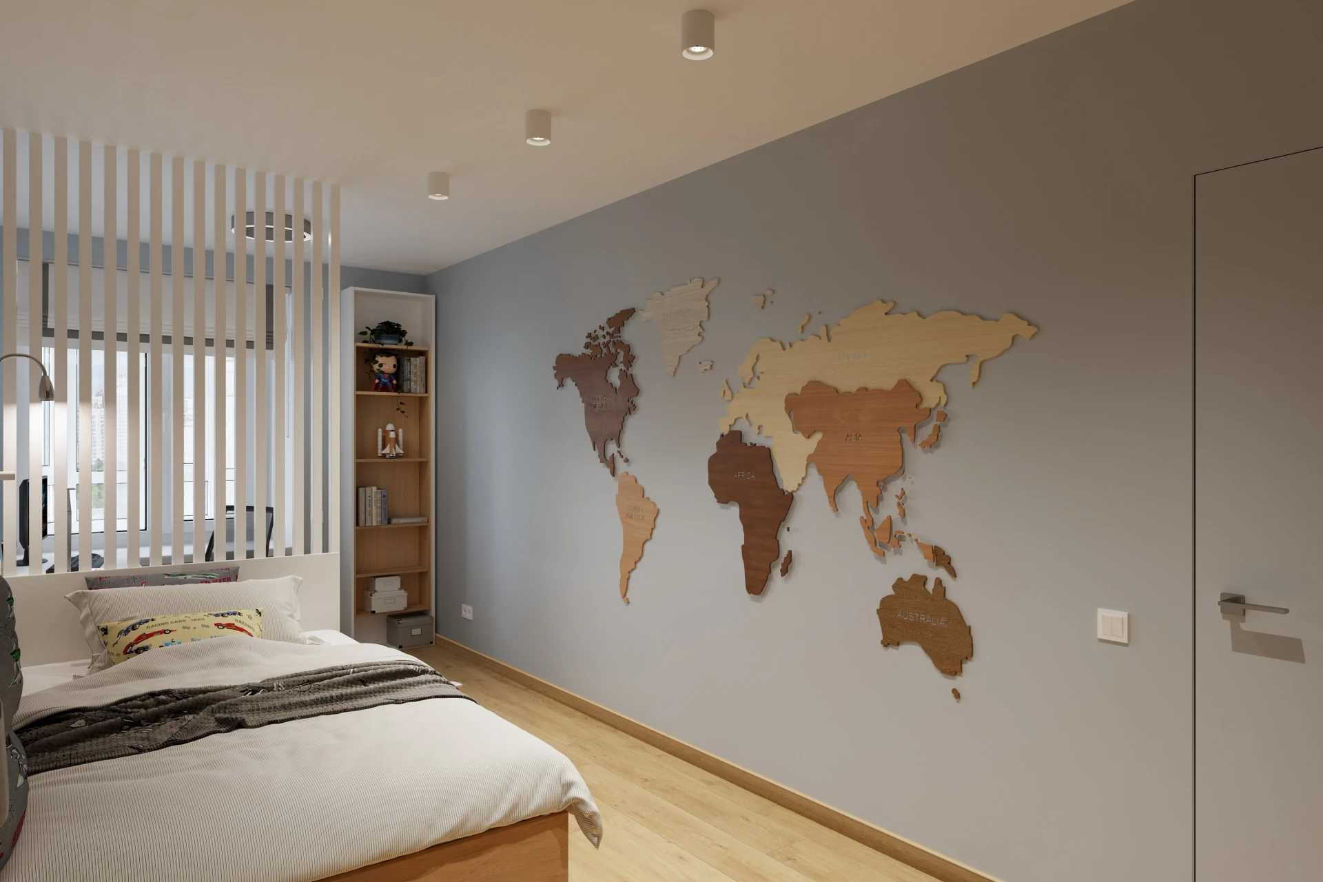 Переустройство детской для двух мальчиков на пр. Наставников