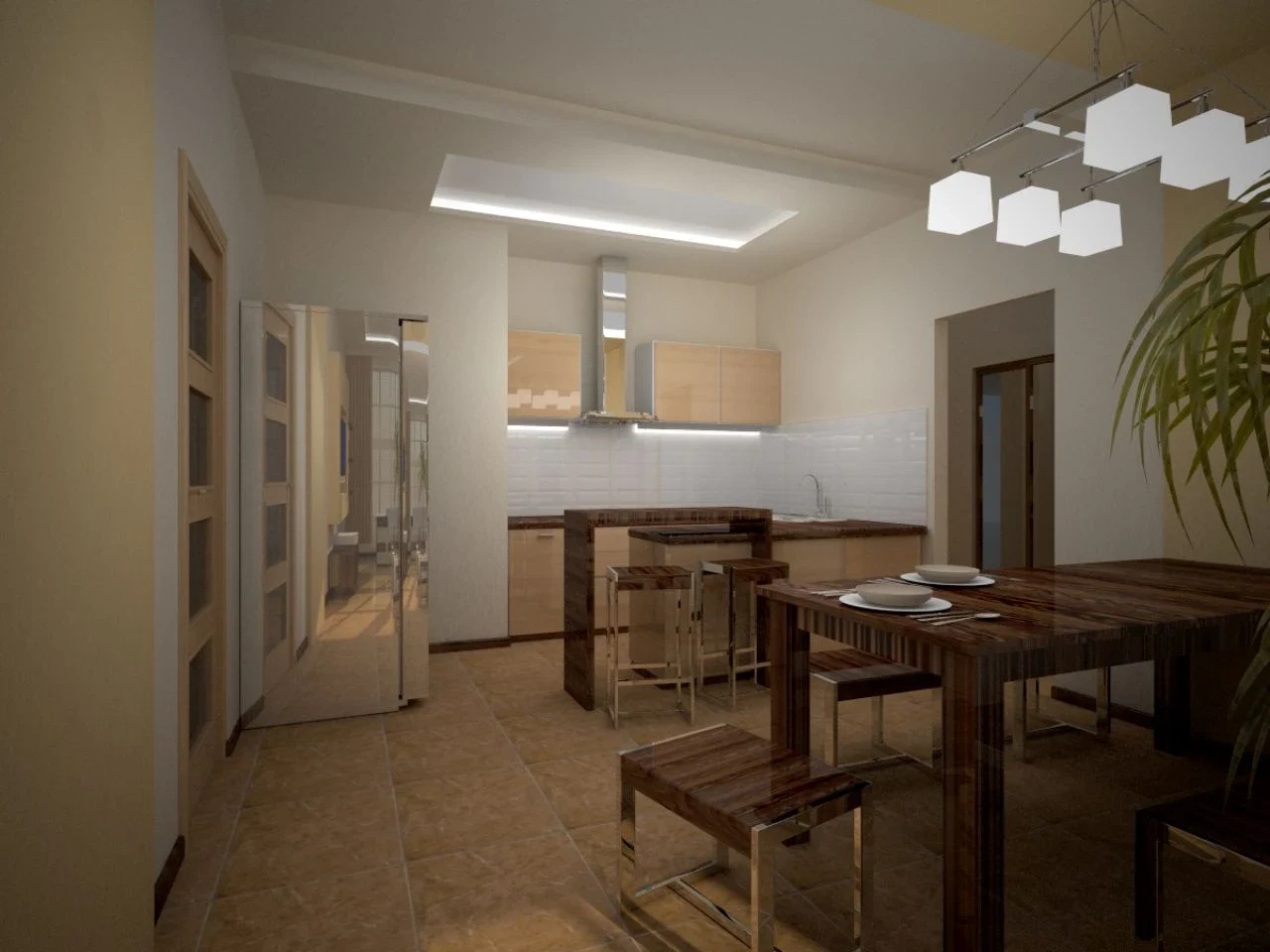 3-комнатная квартира в современном стиле