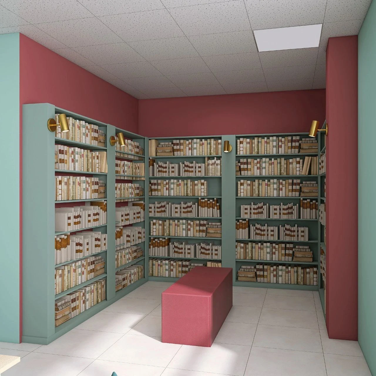 Проект читального зала в школе