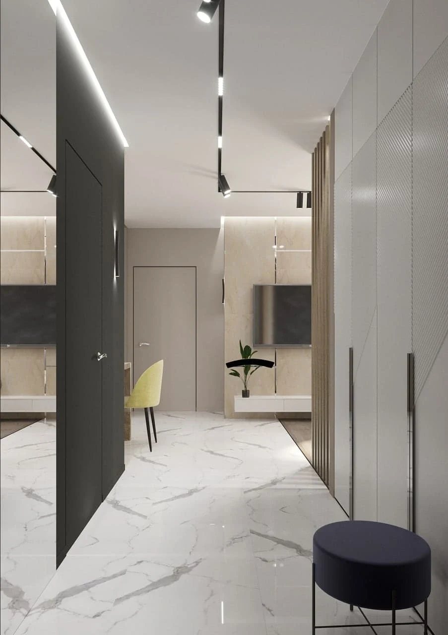 АТМОСФЕРНЫЙ ПРОЕКТ ИНТЕРЬЕРА С ЯРКИМИ АКЦЕНТАМИ