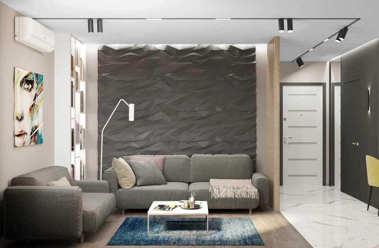 АТМОСФЕРНЫЙ ПРОЕКТ ИНТЕРЬЕРА С ЯРКИМИ АКЦЕНТАМИ