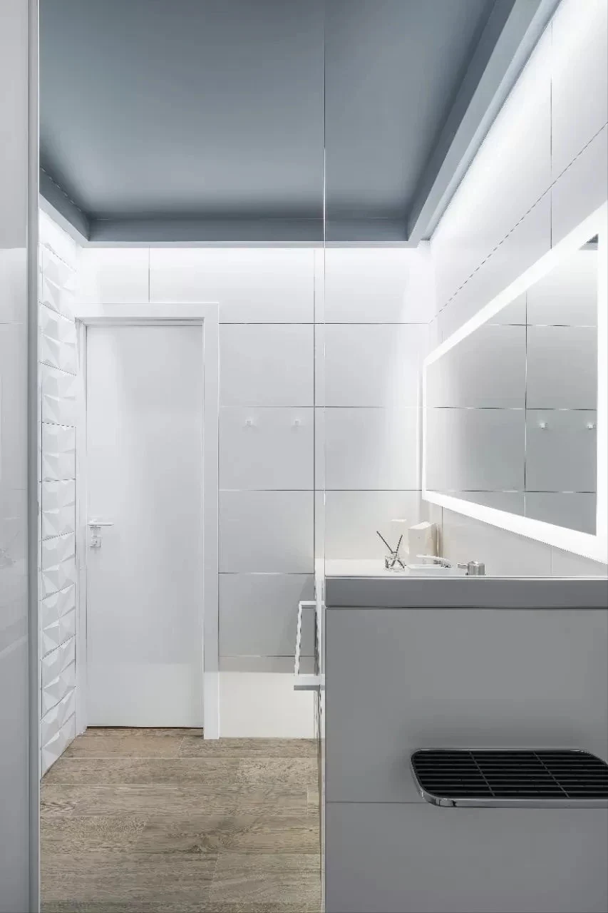 ДИЗАЙН-ПРОЕКТ ВАННОЙ В СВЕТЛЫХ ОТТЕНКАХ