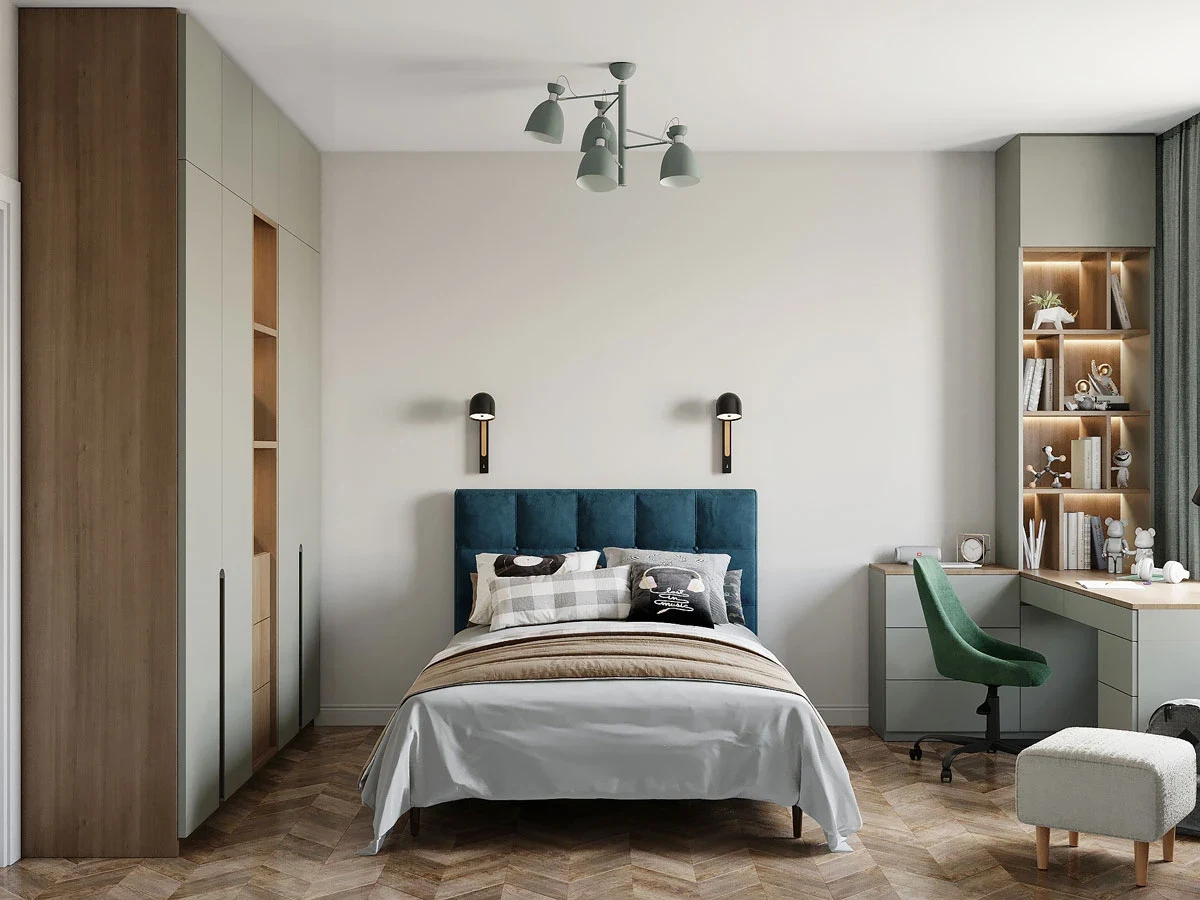 ЖК Уютный. Трехкомнатная. Современная классика