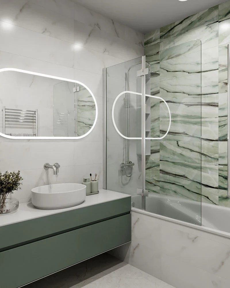 ЖК Уютный. Трехкомнатная. Современная классика