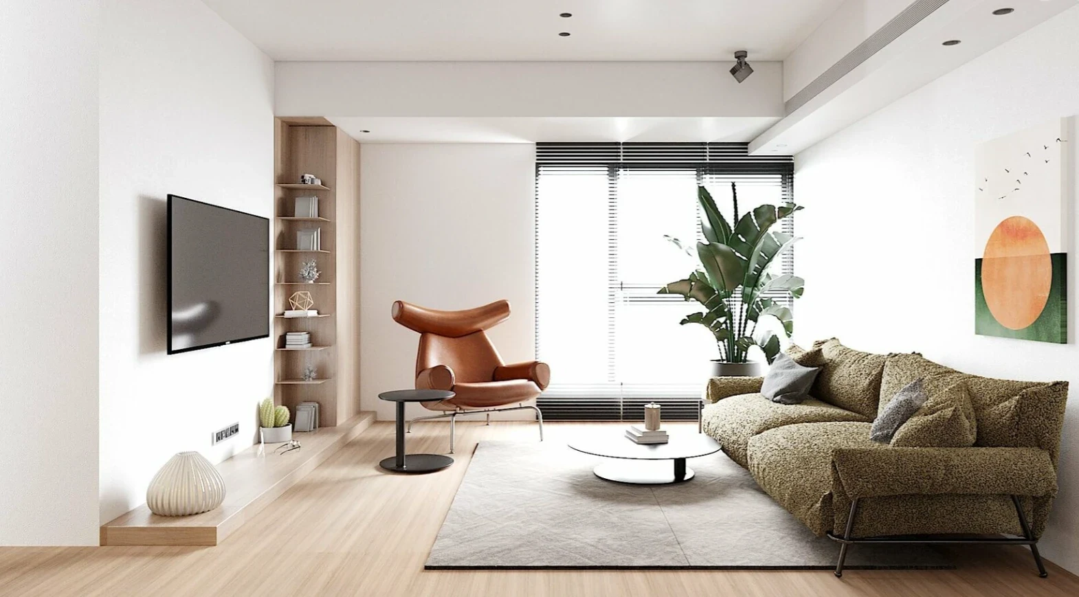 СОВРЕМЕННЫЙ ИНТЕРЬЕР С КОНТРАСТНЫМИ АКЦЕНТАМИ