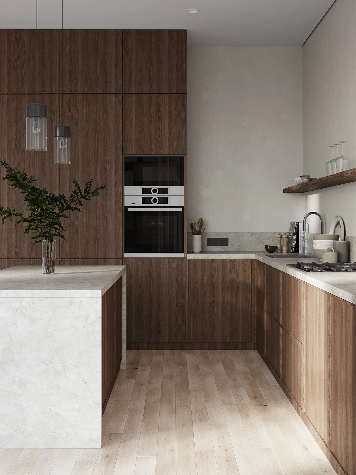 kitchen living room