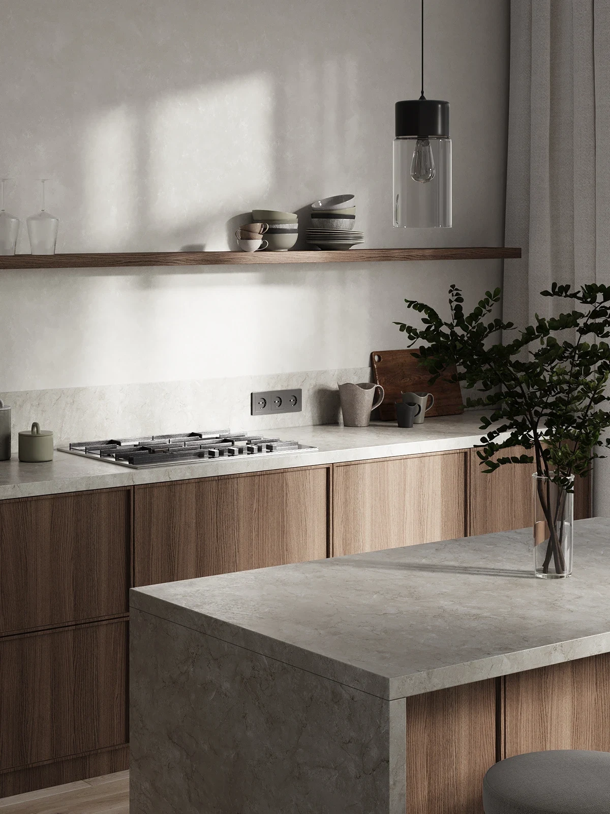 kitchen living room