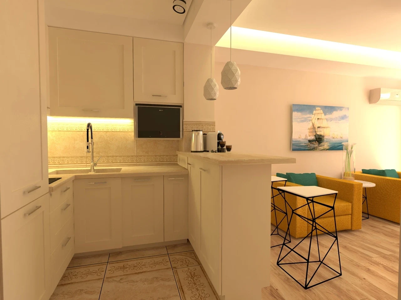 Кухня-гостиная