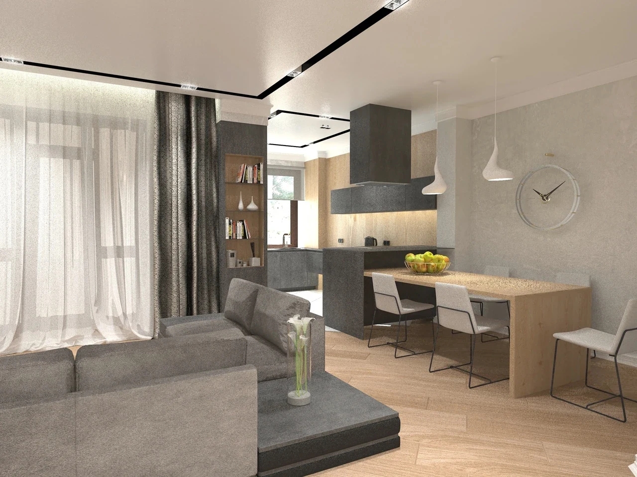 Кухня-гостиная