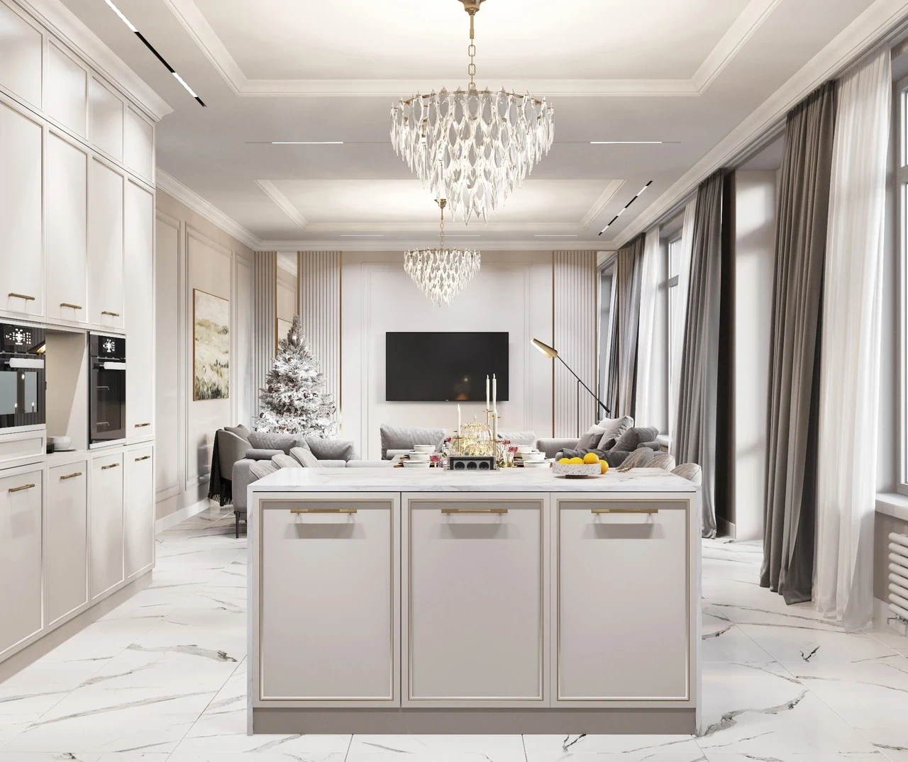 Кухня - гостиная