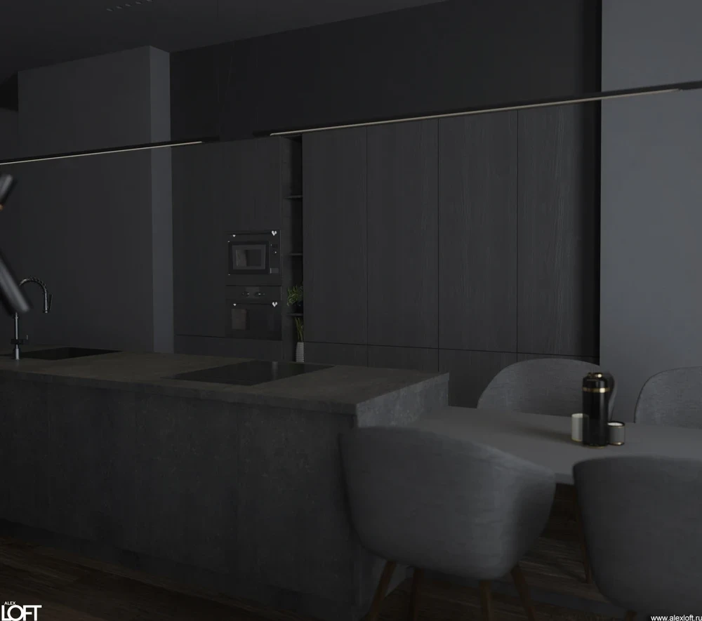 Москва – сити, современная квартира в облаках