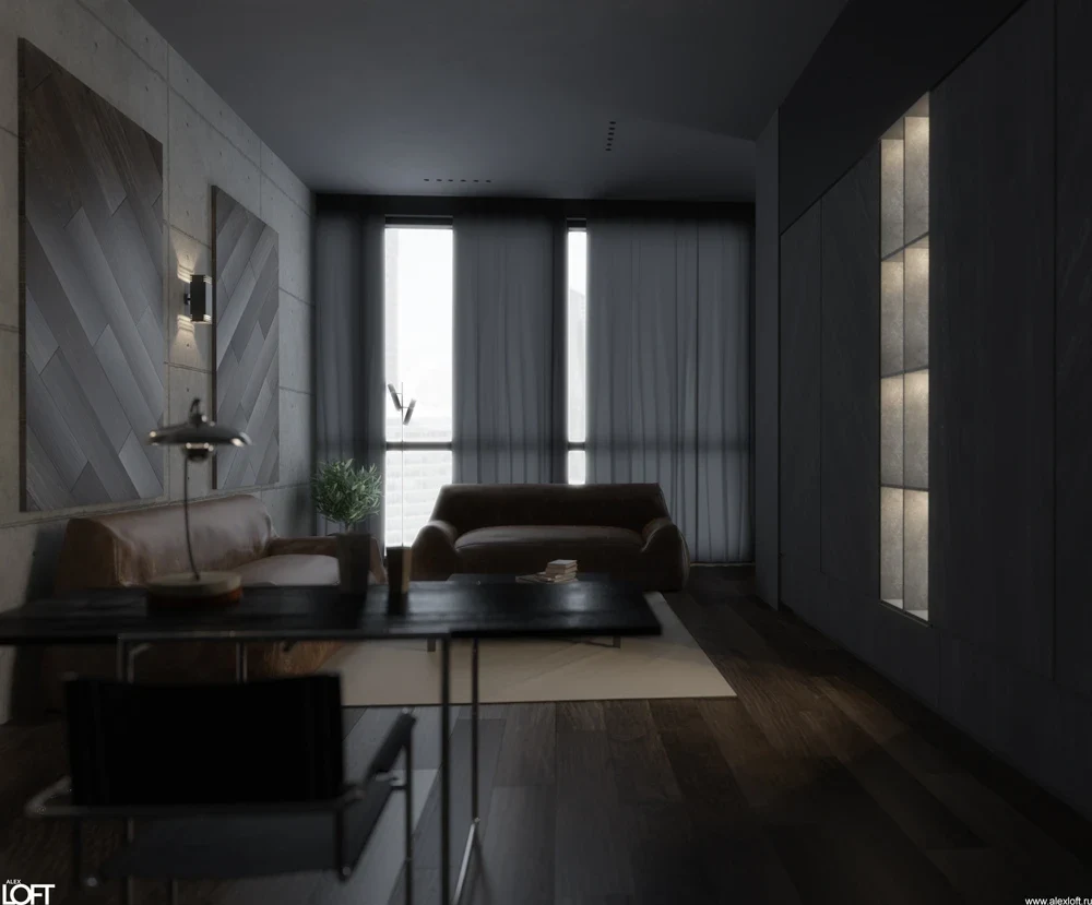 Москва – сити, современная квартира в облаках