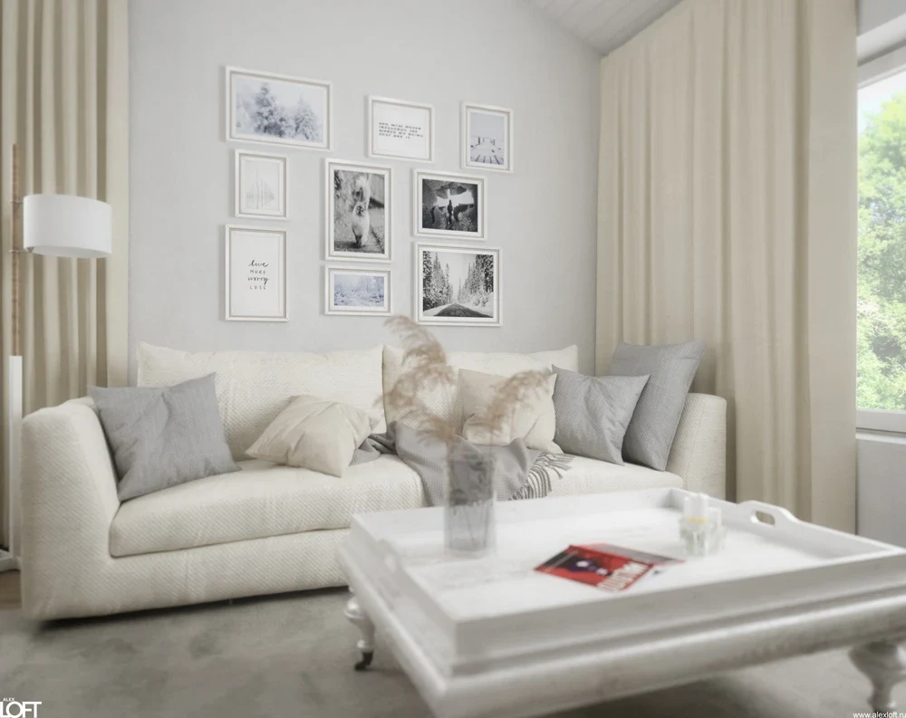 Дизайн интерьера в каркасном доме