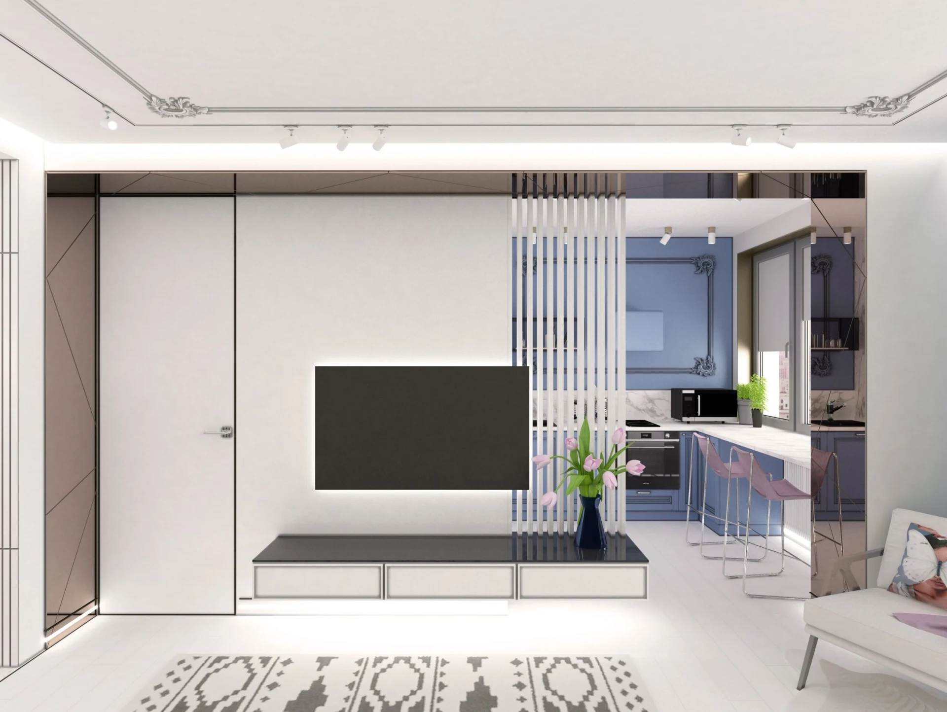 Квартира вторичка для девушки на Новом арбате