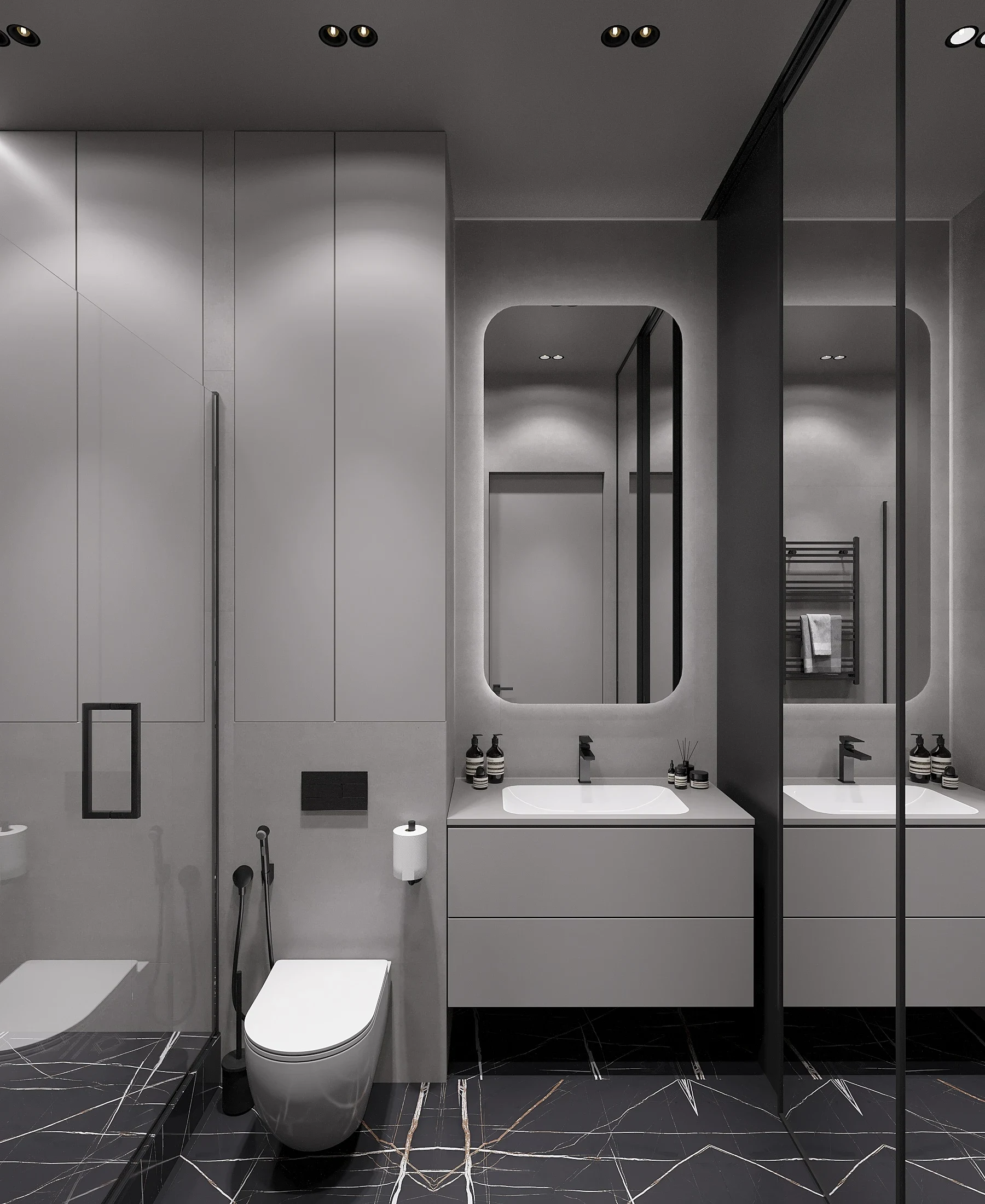 Квартира молодого человека в ЖК "Левел Стрешнево"