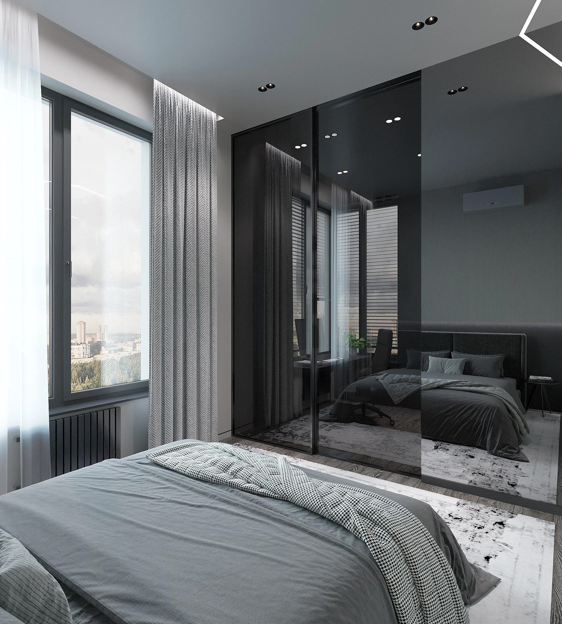 Квартира молодого человека в ЖК "Левел Стрешнево"