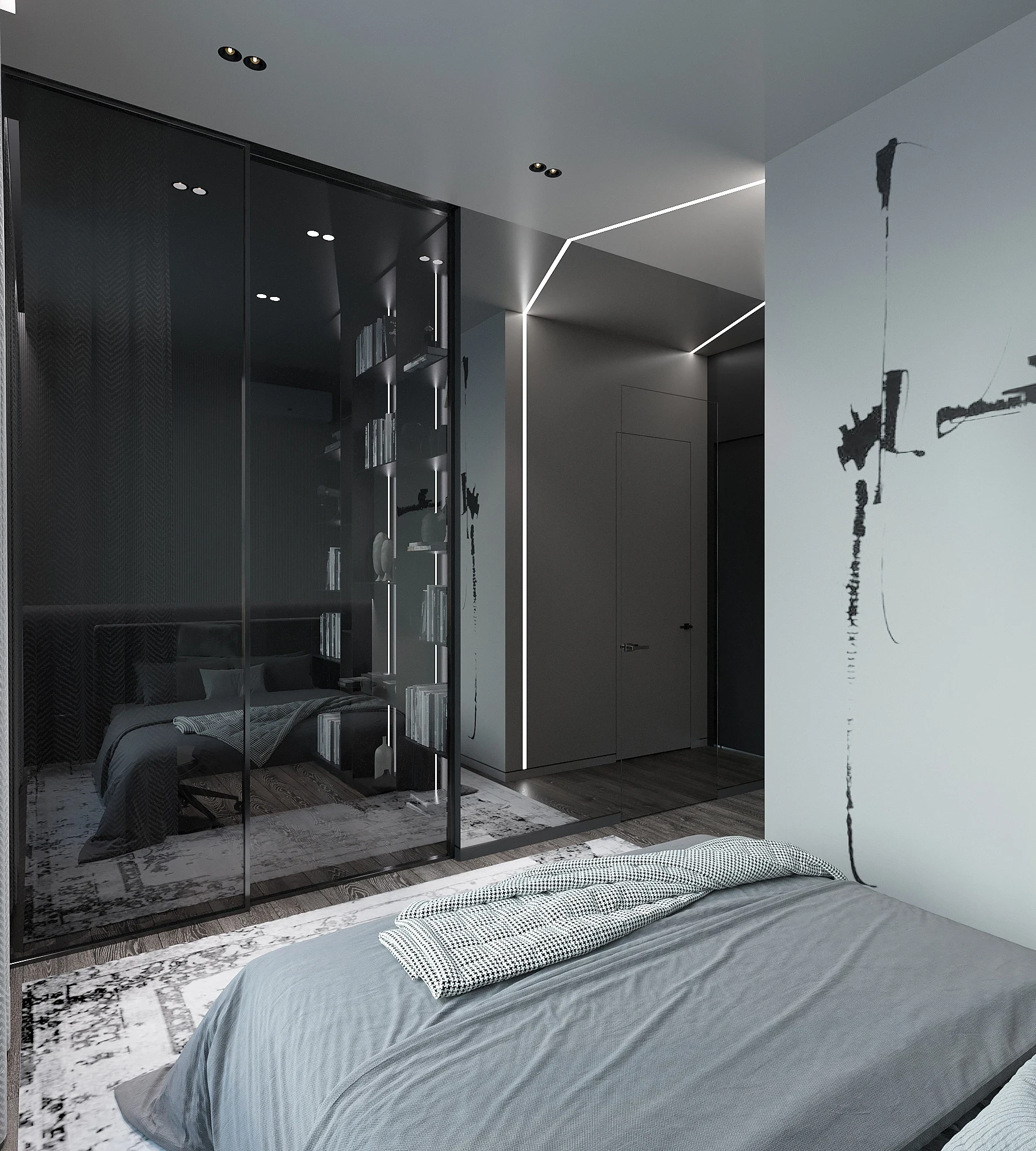 Квартира молодого человека в ЖК "Левел Стрешнево"