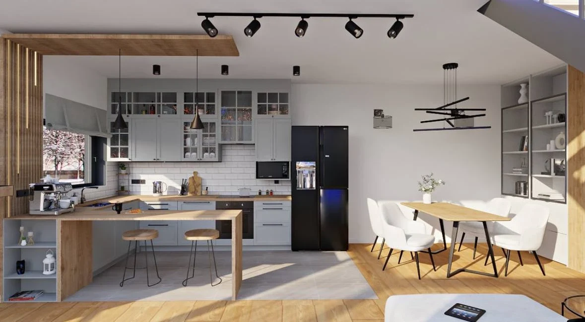 ВИЗУАЛИЗАЦИЯ КУХНИ-ГОСТИНОЙ