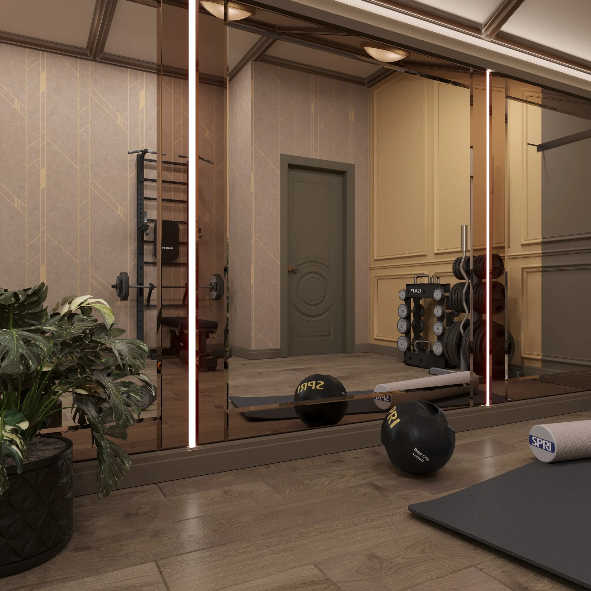 СПОРТЗАЛ В ДОМЕ