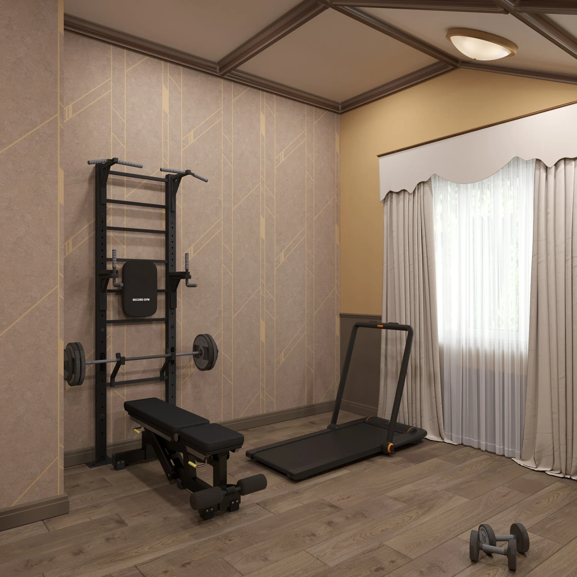 СПОРТЗАЛ В ДОМЕ