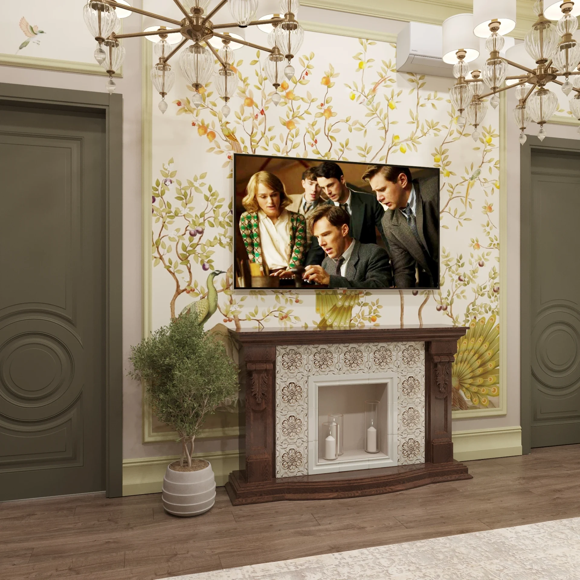 СПАЛЬНЯ В АНГЛИЙСКОМ СТИЛЕ