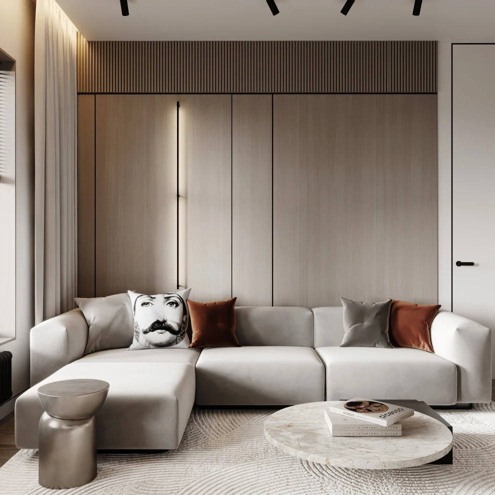 Дизайн кухни-гостиной