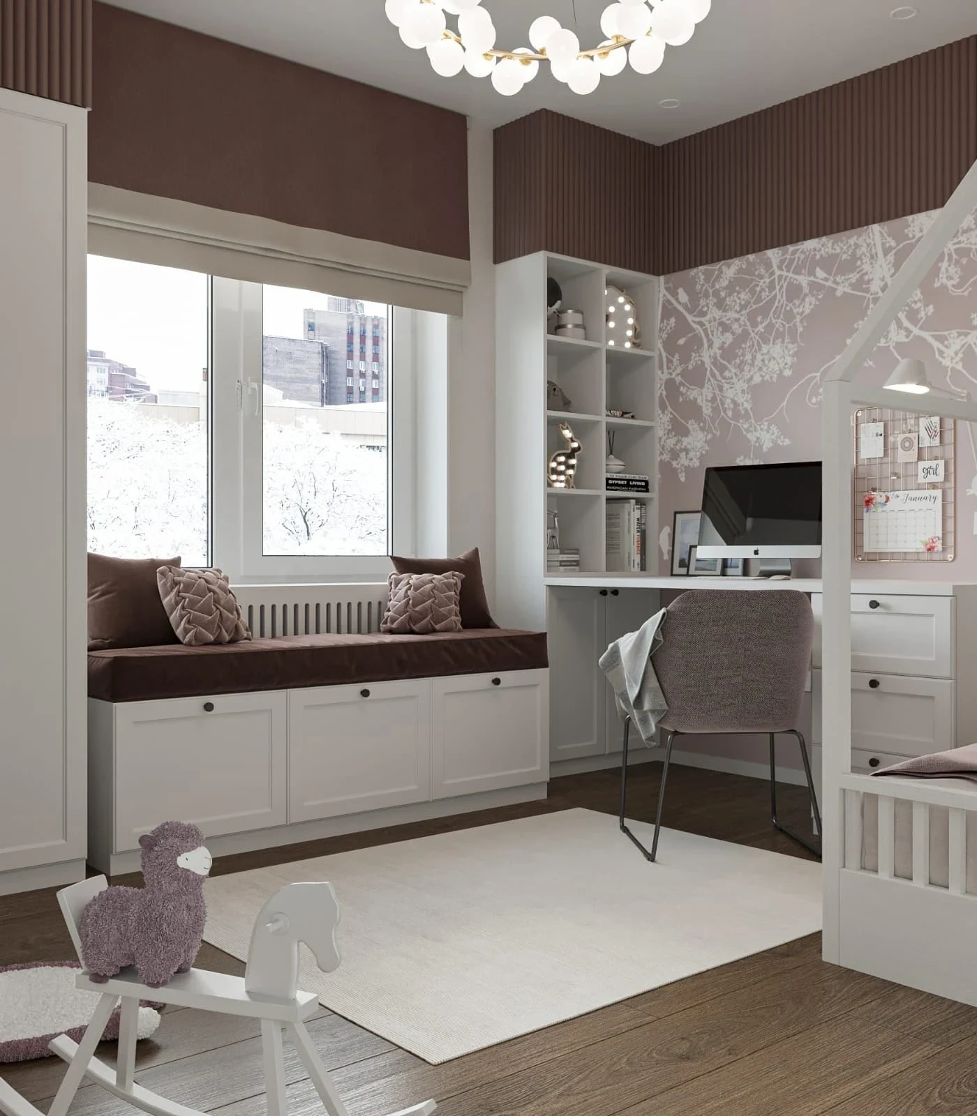 Дизайн детской для прекрасной леди