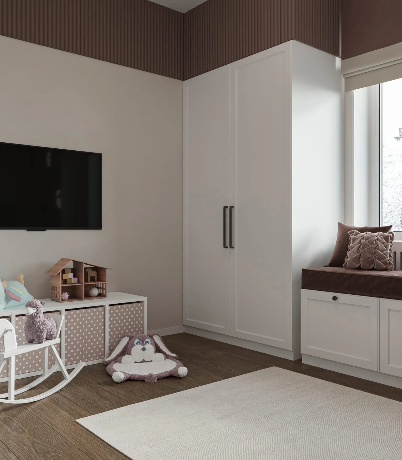 Дизайн детской для прекрасной леди