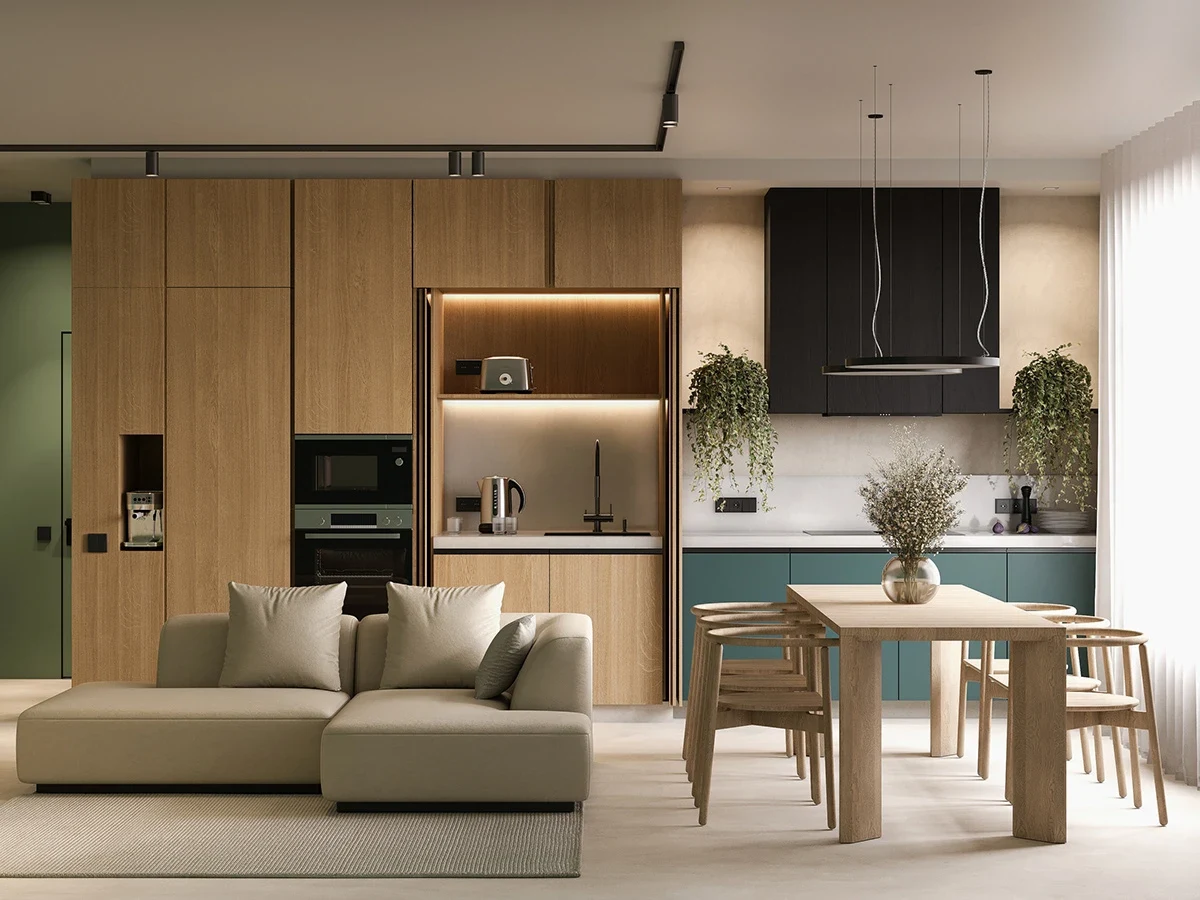 Modern interior design and visualisation