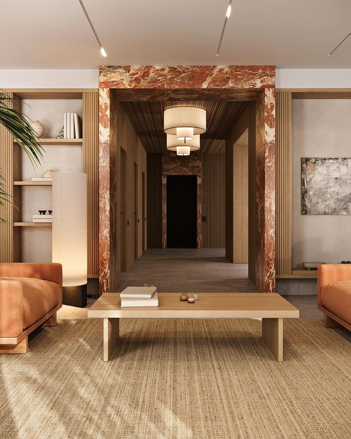 Lounde zone in a private house